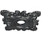Ekena Millwork Crawley Ceiling Medallion (Fits Canopies up to 6 3/4"), 18"W x 18"H x 3 1/4"ID x 1 1/2"P, Pewter CM18CRPES - alternate 3